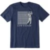Men's Golfer Stripes Short Sleeve Tee