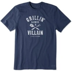 Men's Grillin' Like A Villain Short Sleeve Tee -LIFE IS GOOD SHOP 55437 1 35d37052 d593 4c13 a6f3 b511b65d07f0