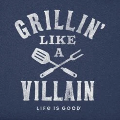 Men's Grillin' Like A Villain Short Sleeve Tee -LIFE IS GOOD SHOP 55437 2 aec3e783 743d 4eeb 9060 52756a2c1d3b