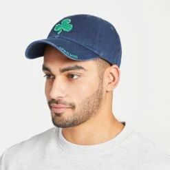 Adult Unisex Applique Shamrock Tattered Chill Cap