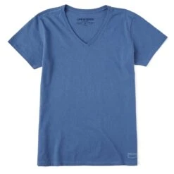 Women's Solid Short Sleeve Vee 33 Women's Solid Short Sleeve Vee -LIFE IS GOOD SHOP 56985 1