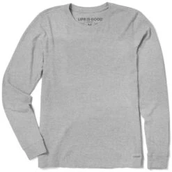 Women's Solid Long Sleeve Tee -LIFE IS GOOD SHOP 73973 1