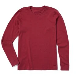 Women's Solid Long Sleeve Tee -LIFE IS GOOD SHOP 73986 1