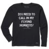 Women's FLYING MONKEY Long Sleeve Crusher Tee