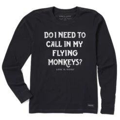 Women's FLYING MONKEY Long Sleeve Crusher Tee
