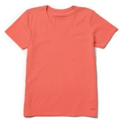 Women's Solid Short Sleeve Vee 36 Women's Solid Short Sleeve Vee -LIFE IS GOOD SHOP 75995 1