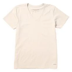 Women's Solid Short Sleeve Vee 37 Women's Solid Short Sleeve Vee -LIFE IS GOOD SHOP 75996 1