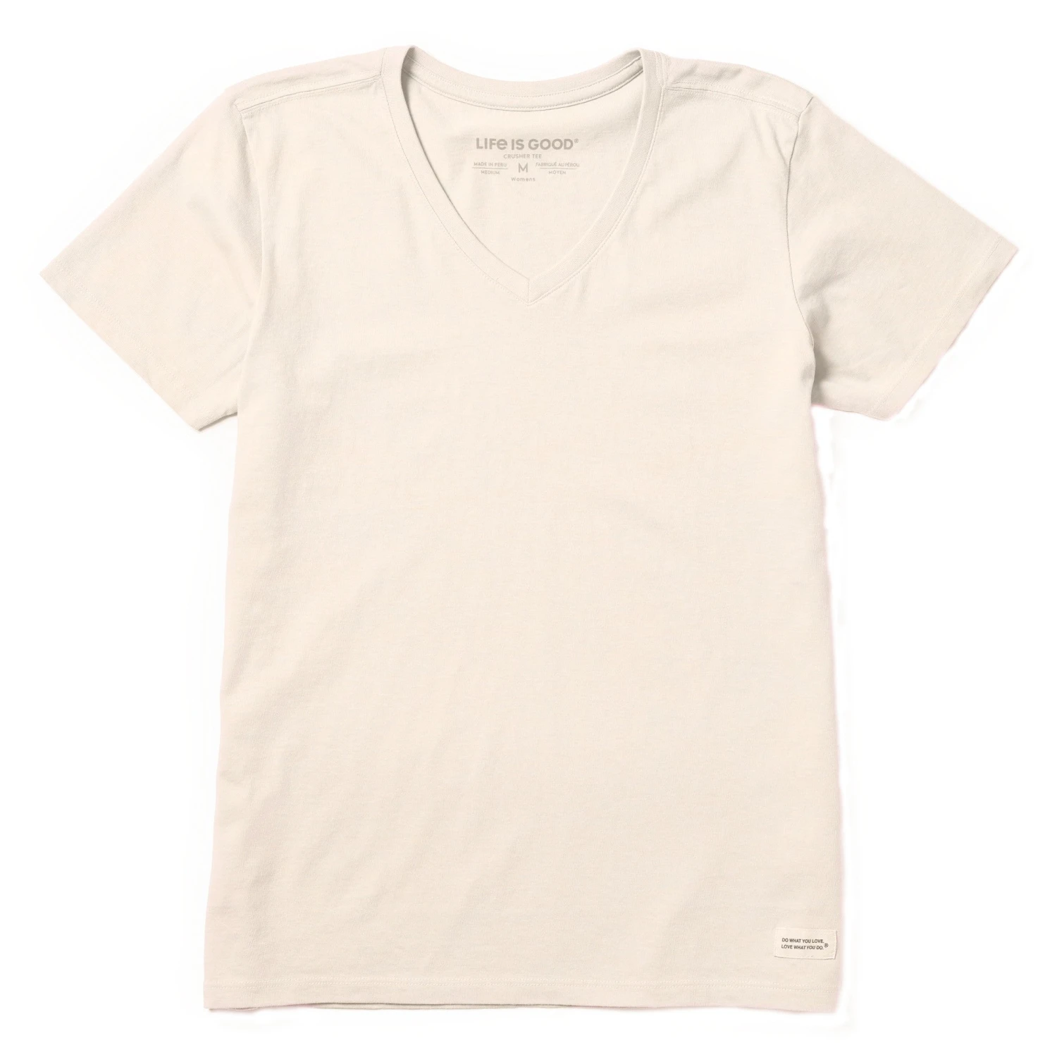 Women's Solid Short Sleeve Vee 18 Women's Solid Short Sleeve Vee - Image 18