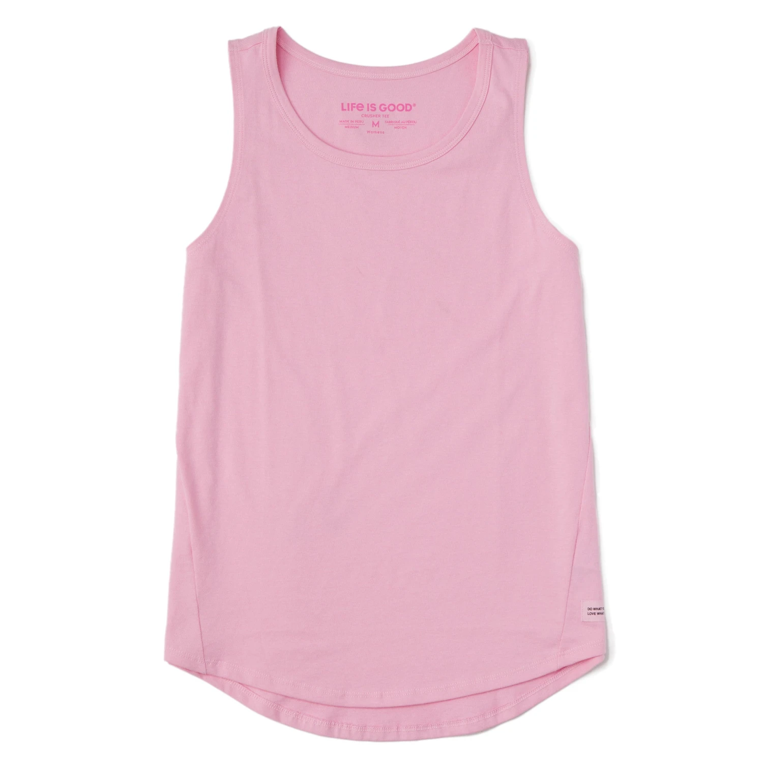 Women's Solid Sleeveless High-Low Crusher Tank 2 Women's Solid Sleeveless High-Low Crusher Tank - Image 2