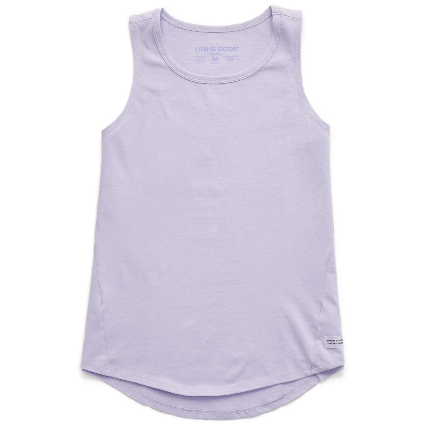 Women's Solid Sleeveless High-Low Crusher Tank 4 Women's Solid Sleeveless High-Low Crusher Tank - Image 4