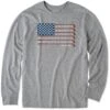 Men's Golf Flag Long Sleeve Crusher Tee
