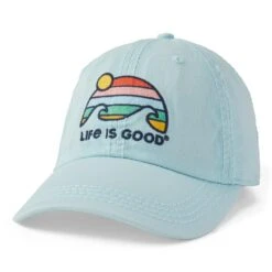 Adult Unisex Retro Wave Stripe Sunwashed Chill Cap