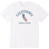 Men's California Arched Flag Short Sleeve Crusher Tee