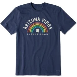 Men's Arizona Rainbow Vibes Short Sleeve Crusher Tee