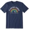 Men's Florida Rainbow Vibes Short Sleeve Crusher Tee