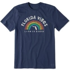Men's Florida Rainbow Vibes Short Sleeve Crusher Tee