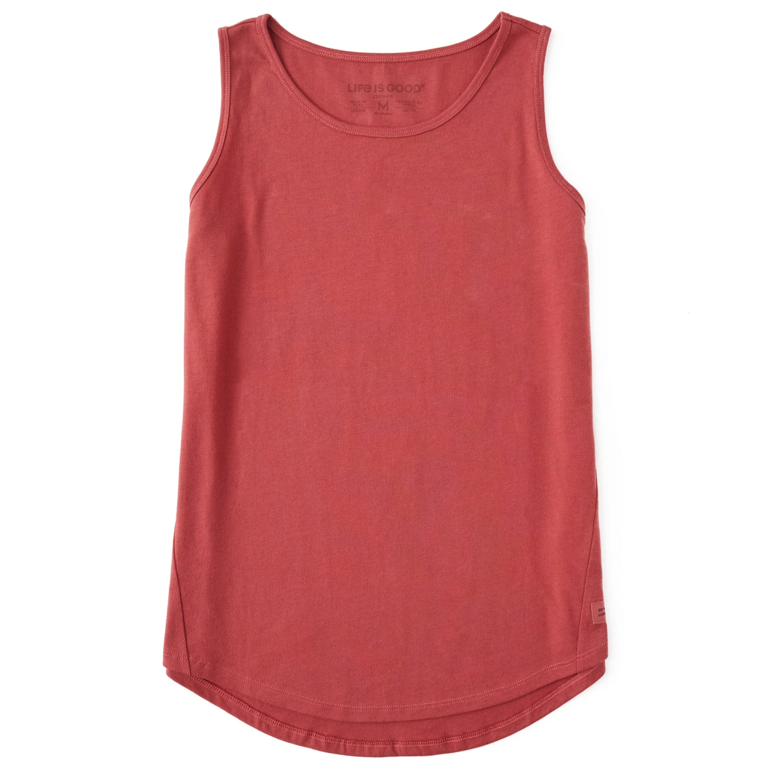 Women's Solid Sleeveless High-Low Crusher Tank 7 Women's Solid Sleeveless High-Low Crusher Tank - Image 7