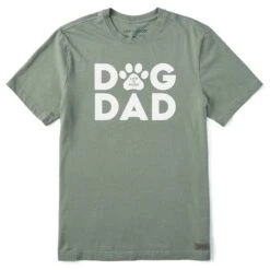 Men's Dog Dad Short Sleeve Tee -LIFE IS GOOD SHOP 87028 1