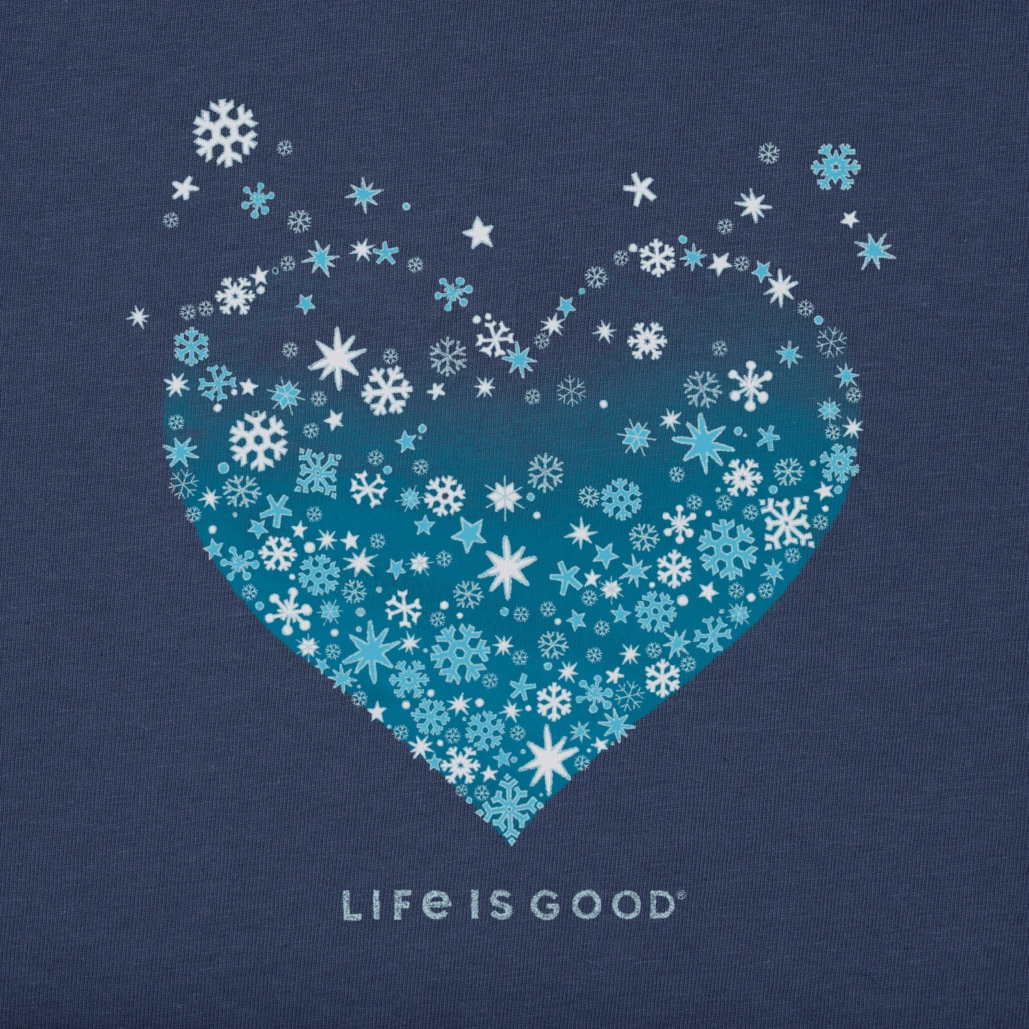 Women's Heart Of Snow Long Sleeve Crusher Tee 2 Women's Heart Of Snow Long Sleeve Crusher Tee - Image 2