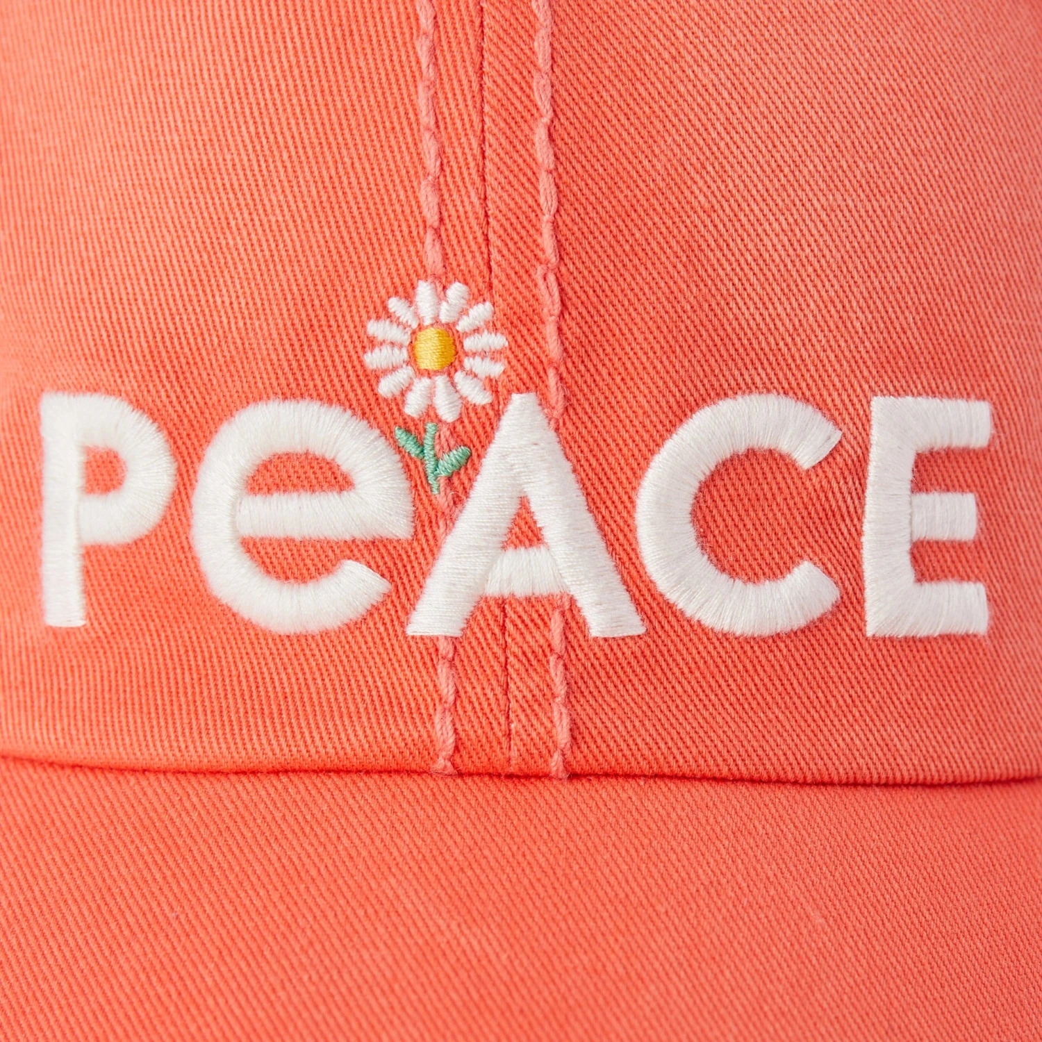 Adult Unisex Peace Daisies Sunwashed Chill Cap 2 Adult Unisex Peace Daisies Sunwashed Chill Cap - Image 2