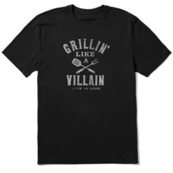 Men's Grillin' Like A Villain Short Sleeve Tee -LIFE IS GOOD SHOP 89533 1