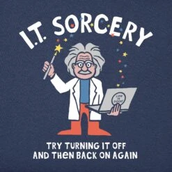 Men's IT Sorcery Short Sleeve Tee -LIFE IS GOOD SHOP 92771 2 2cc0c034 b485 42e9 b138 04866a07af70