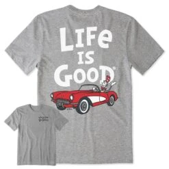Men's Cat In The Hat 57 Hot Rod Short Sleeve Crusher Tee