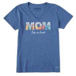 Women's Mother Of Cats Short Sleeve Vee -LIFE IS GOOD SHOP 97573 1 3bc8cf13 bdd3 432b 93d4 f1ab3fb75521