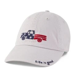 Adult Unisex Patriotic Truck Chill Cap
