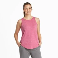 Women's Solid Active Tank 26 Women's Solid Active Tank -LIFE IS GOOD SHOP 98947 1