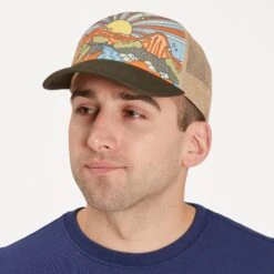 Adult Unisex Canyon Scene Trucker Hat