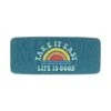 Take It Easy Rainbow Waves Sunglass Case