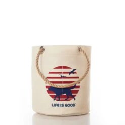 Retro Retriever Sea Bags Beverage Bucket Bag